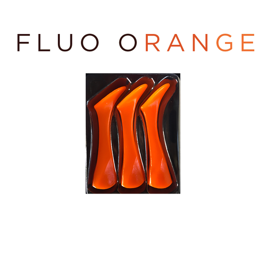 Headbanger Shad 9" Replacement Tails - Fluorescent Orange