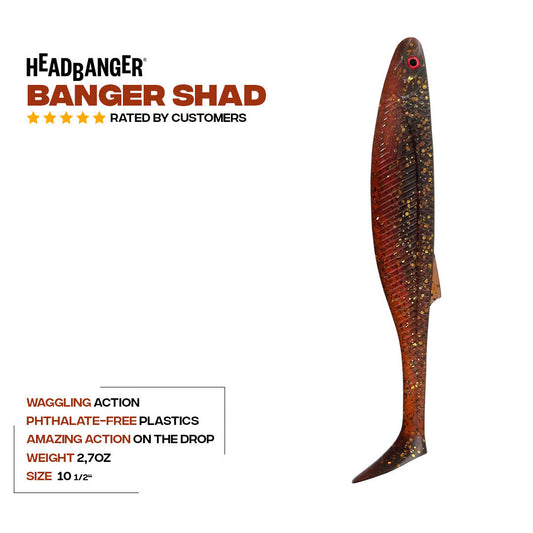 Headbanger BangerShad 10-1/2"