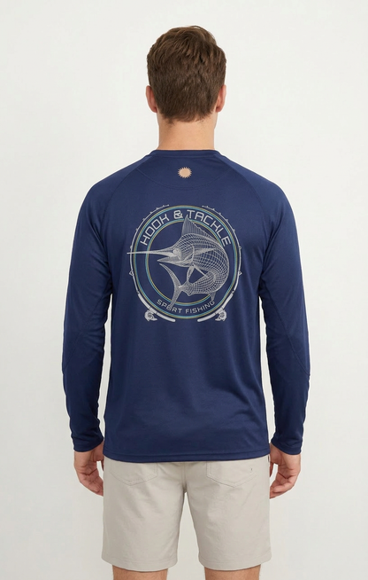 Men's Marlin Wired L/S UV Fishing Shirt