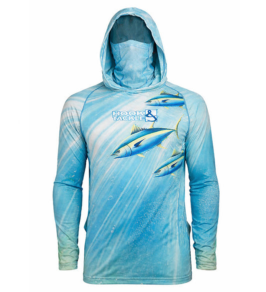 Men's Tuna Abyss UV Fishing Hoodie Gaiter