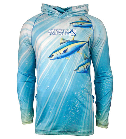 Men's Tuna Abyss UV Fishing Hoodie Gaiter